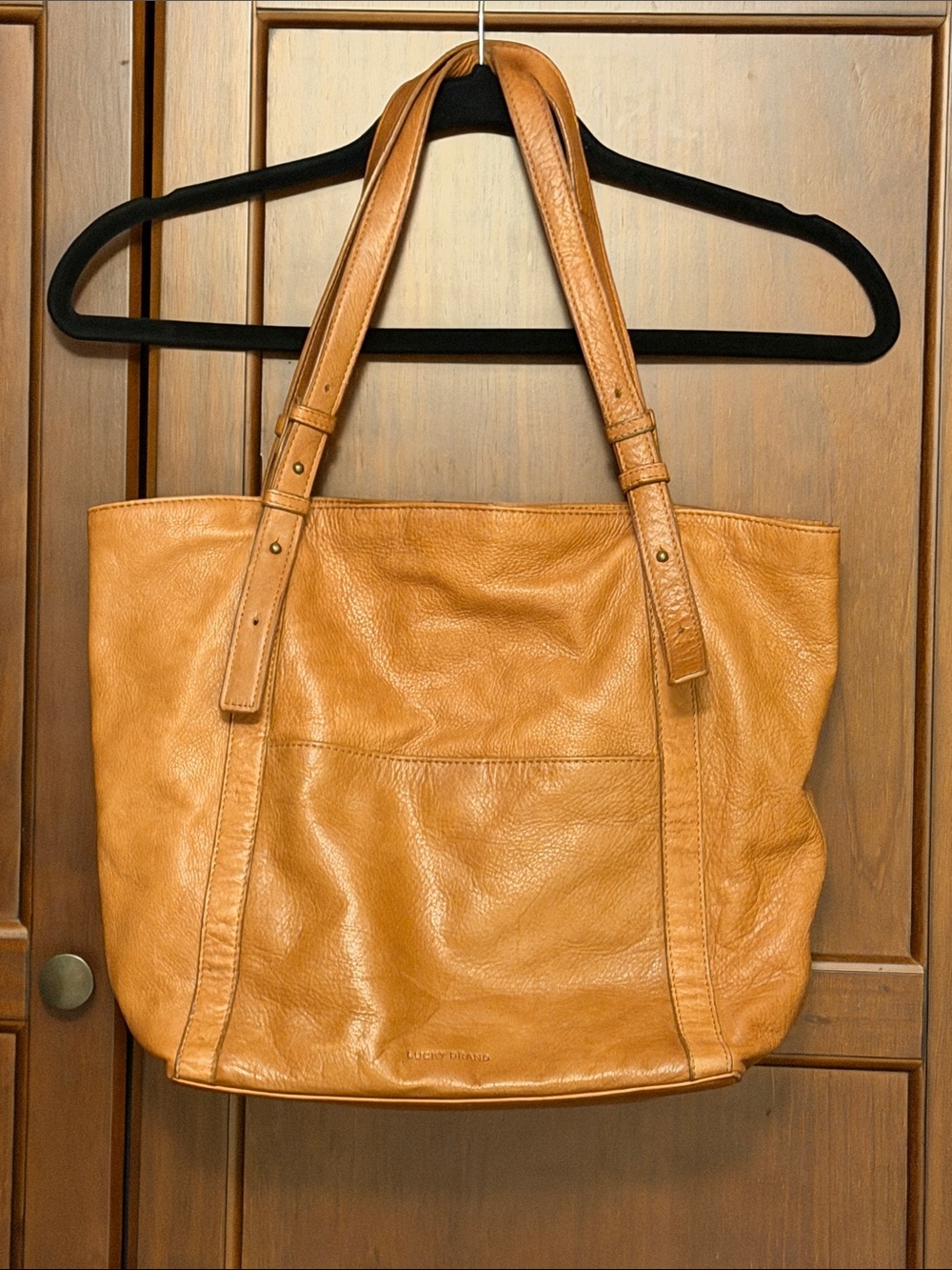 Lucky Brand Tan Leather Tote Bag